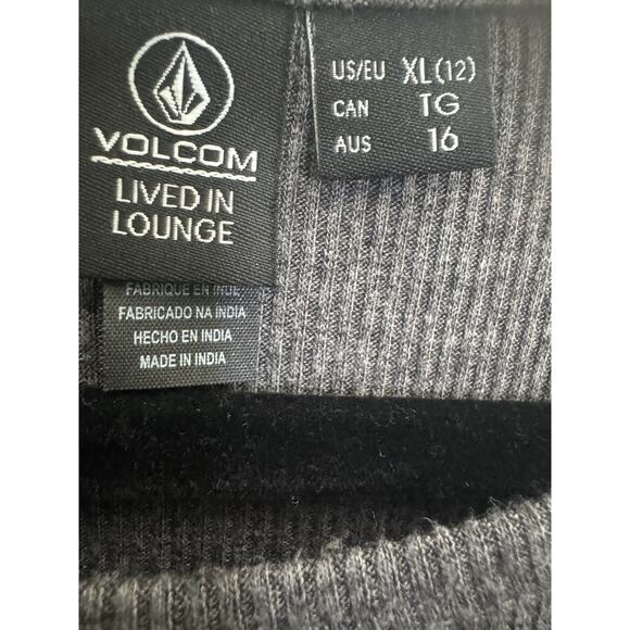 NWT VOLCOM Womens XL Gray Tank Knit Ribbed Dress Backless Bodycon Dress #5782 - Picture 5 of 15